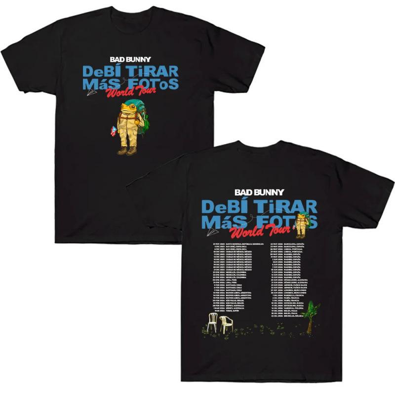 Fashion Women's T-Shirt Bad Bunny Deb í Tirar Más Fotos World Tour 2026