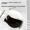 Fashion Classic Lightweight Helmet Men and Women Summer Sun Protection UV Protection Breathable Four Seasons Battery Motorcycle Half Helmet