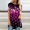 Tricou cu imprimeu 3D cu fluture floral de vară, îmbrăcăminte de stradă, pentru femei, la modă, ocazional, tricou Y2K, tricou, pentru femei, îmbrăcăminte supradimensionată pentru femei