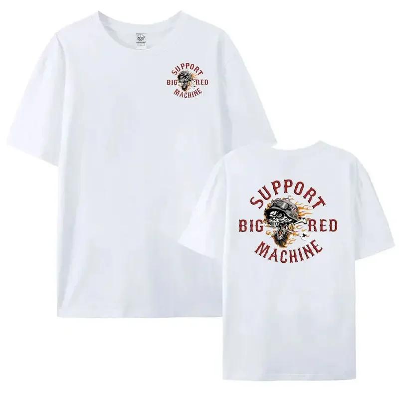 Hells Angels World T-Shirt Men Fashion Support 81 Printing Tshirt Oversized Short Sleeve Men Graphic Hell's Angels Cotton Tees