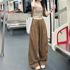Summer 2025 White Midi Skirt: Women's Puffy Swing Dress
