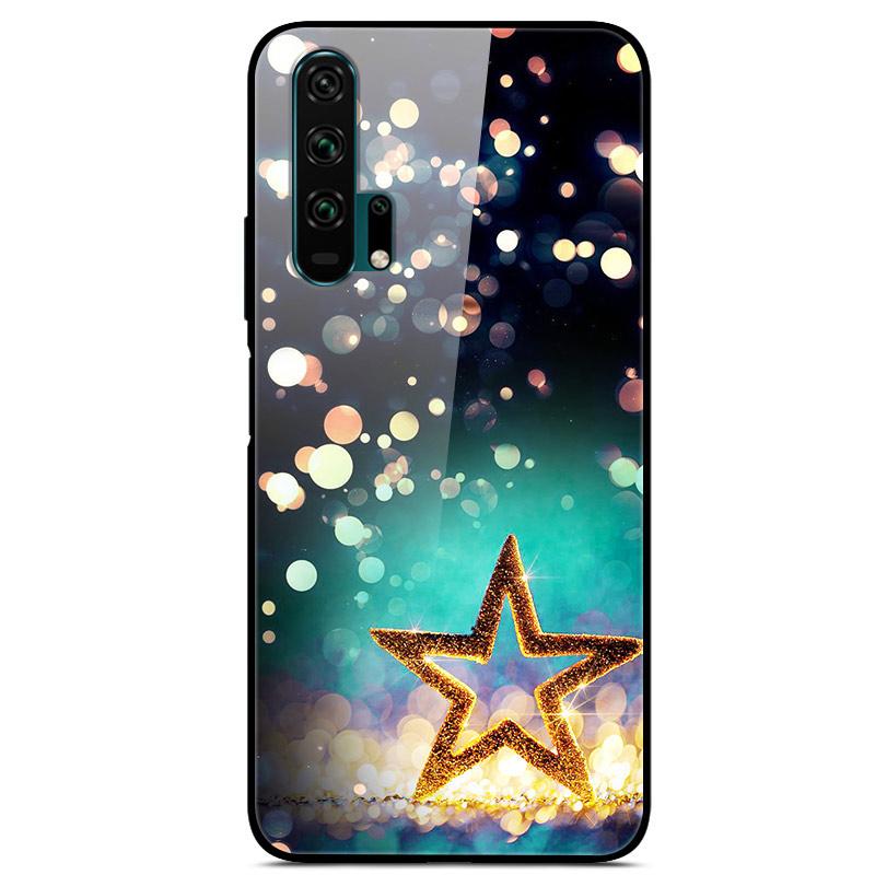 For Honor 20 Cases 20S 20Pro V20 Tempered Glass Hard Back Cover For Huawei Honor 20 Phone Cases Honor20 Pro Cover Honor20S V 20