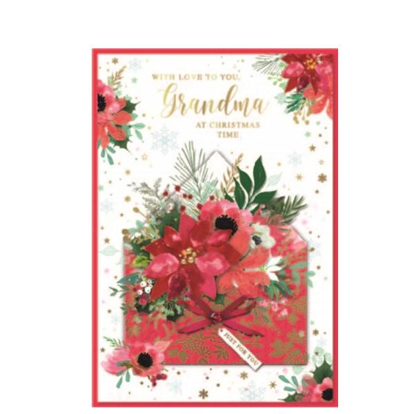 Simon Elvin Grandma Christmas Greetings Card (Pack of 6)