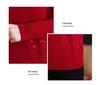 Elegant Women's 100% Wool Lapel Sweater - Loose, Stylish, Warm Knitwear for Autumn/Winter