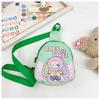 Baby Printed Three Children Shoulder Bag Outdoor Cartoon Crossbody Bag Chest