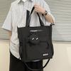 Large Capacity Bag Female Commuter Tote Bag Student Class Crossbody Bag Men's Nylon Bag