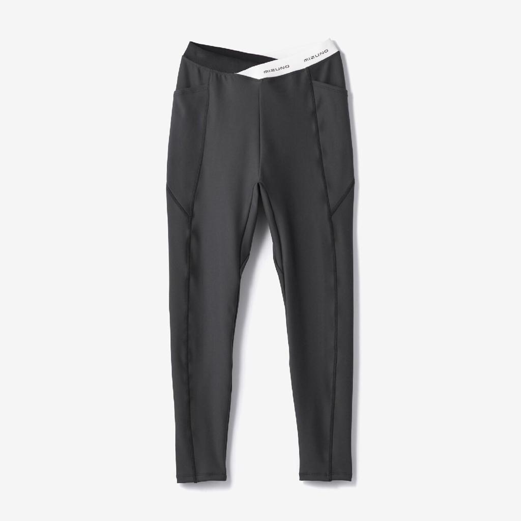 Training Wear Tights Stretch 32MBD811 Black L [Mizuno] Women's
