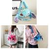 Stitch Plush Shoulder Bag Made Of Soft Material With Inner Pocket For Casual Use