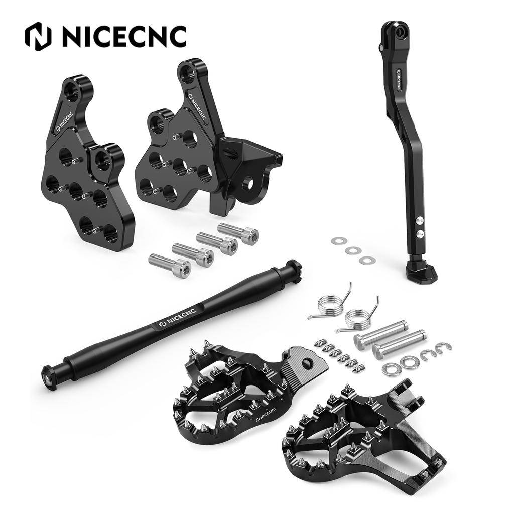 For Surron Light Bee X S L1E For Segway X160 X260 Extender Foot Peg Bracket Package Support Brace Adjustable Kick Stand Aluminum
