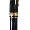 Excellent MONTBLANC Fountain Pen Meisterstück Classic Black Gold 14K Mens Used