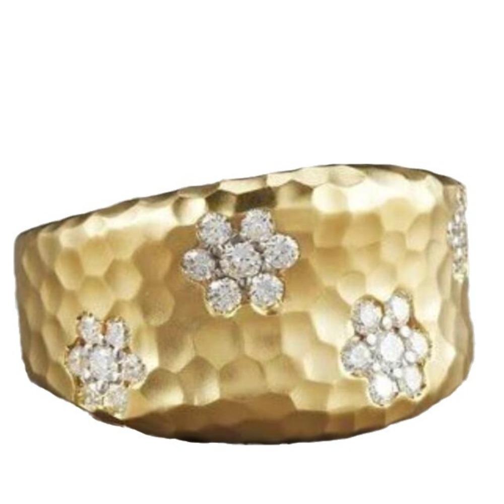 Gorgeous Luxury Rings for Women Wedding Engagement Accessories Unique Female Ring Fashion Jewelry Gifts