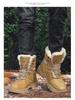 Men's Winter High Top Snow Boots - Large Size, Warm Cotton, Thick Wool Lining