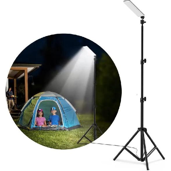 1680 Lumen Portable LED Work Lights with Adjustabl Stand Telescoping Tripod Outdoor Light Powered by USB 5V Camping Lanterns
