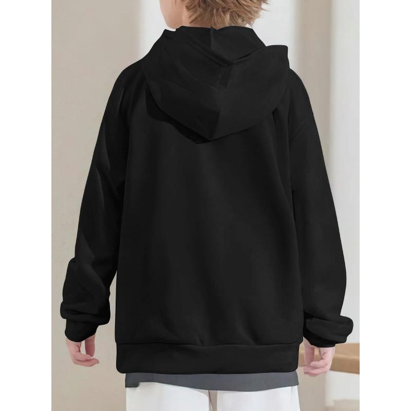 Classic Fashion Children's Girl Hooded Sweatshirts | Available in Black, White and Pink | HUNTRX Pattern | KPOP Demon Hunters