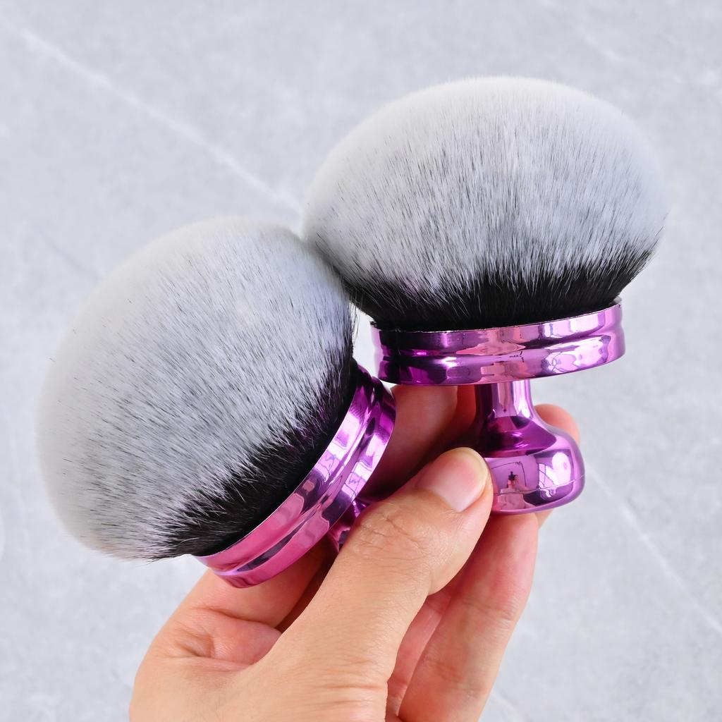 Extra Large Fluffy Powder Brush for Body & Neck Soft Kabuki Makeup Brush for Loose & Pressed Powder, Foundation, Fiber Brush for Smooth Blending