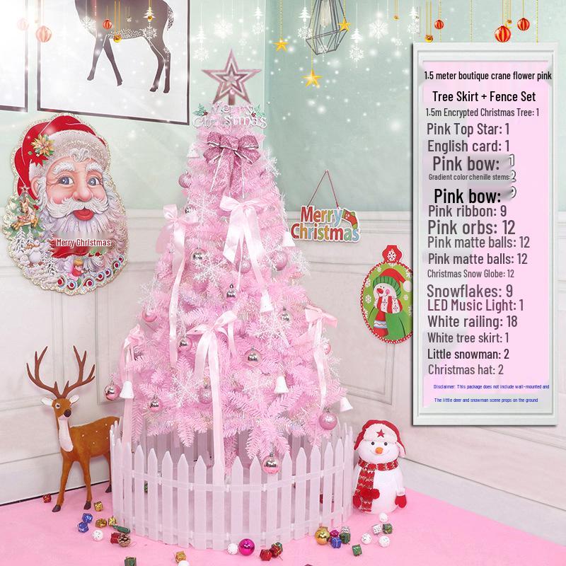 Christmas Tree Set with Window Decorations (60cm, 1.2m, 1.5m, 1.8m, 2.1m)