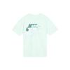 T-Shirts Herren Hellgrün Rundhalsausschnitt Moderate Gerade Passform FN3697-312