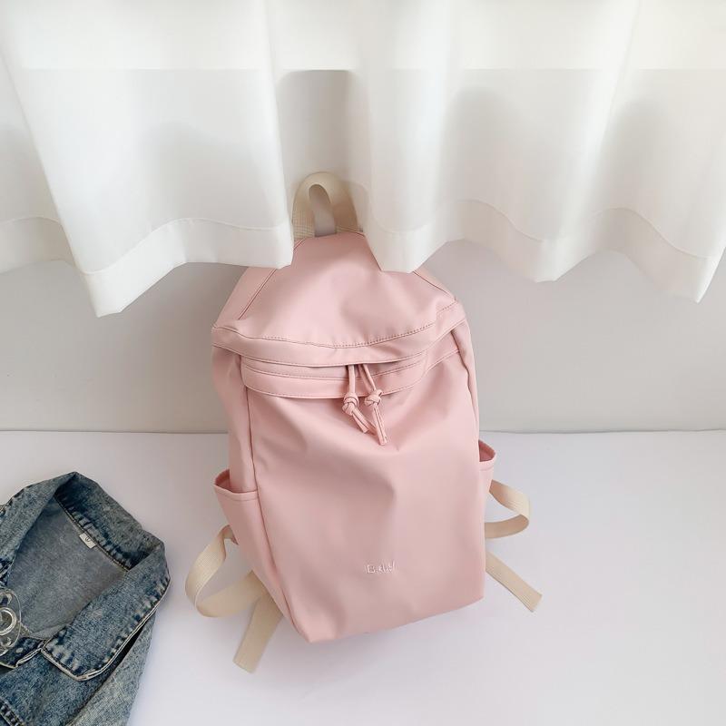 Large capacity backpack bag women's versatile summer new light small fresh foldable backpack leisure bag