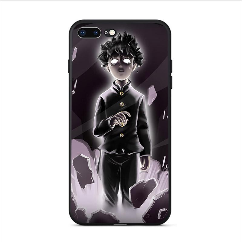 Mob Psycho 100 Anime Hülle Weiches TPU Für iPhone X 11 Pro Max XS Max XR 6 7 8 Plus 5 5S Handyhüllen TeleFoonhoesjes Etui Capa