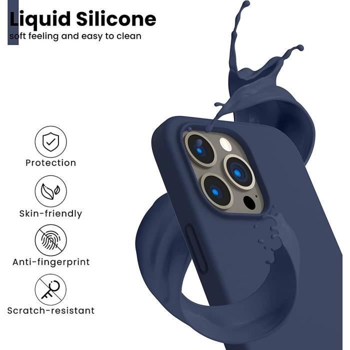 Coque de protection - BOOLING - iPhone 16 Pro Max - Silicone - Effet Mat - 2 Verres Trempés