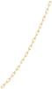 MJP K18YG Cut Azuki Bean Necklace with Mint Certification Yellow Gold Mark, 40cm,