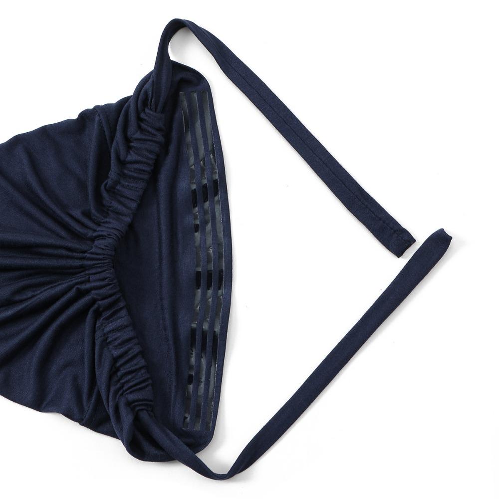 Solid Color Muslim Hijab Cap Stretch Material Inner Hijab Caps Elastic Turban Hat  Islamic Wear