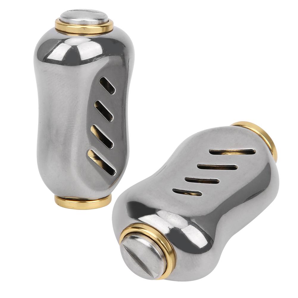 Stainless Steel Fishing Rocker Arm Handle Reel High Strength AntiCorrosion Modified Parts(Gun Gold )
