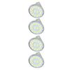 4PCS 15LED MR11 Light Bulb 5W 500LM Double Pin Base Landscape Spot Light Bulb for Living RoomCold White