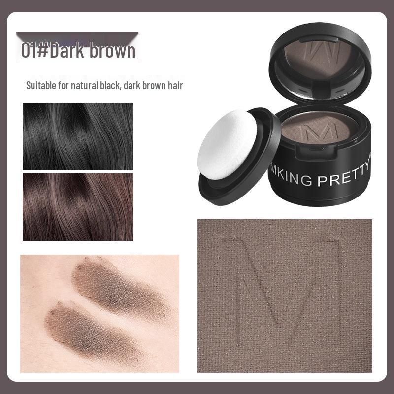 MKING PRETTY Velvet Hairline Powder: Long-lasting Waterproof Hair Concealer with Fine Texture