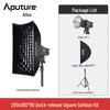 60x90cm quick-mount square softbox kit with light stand