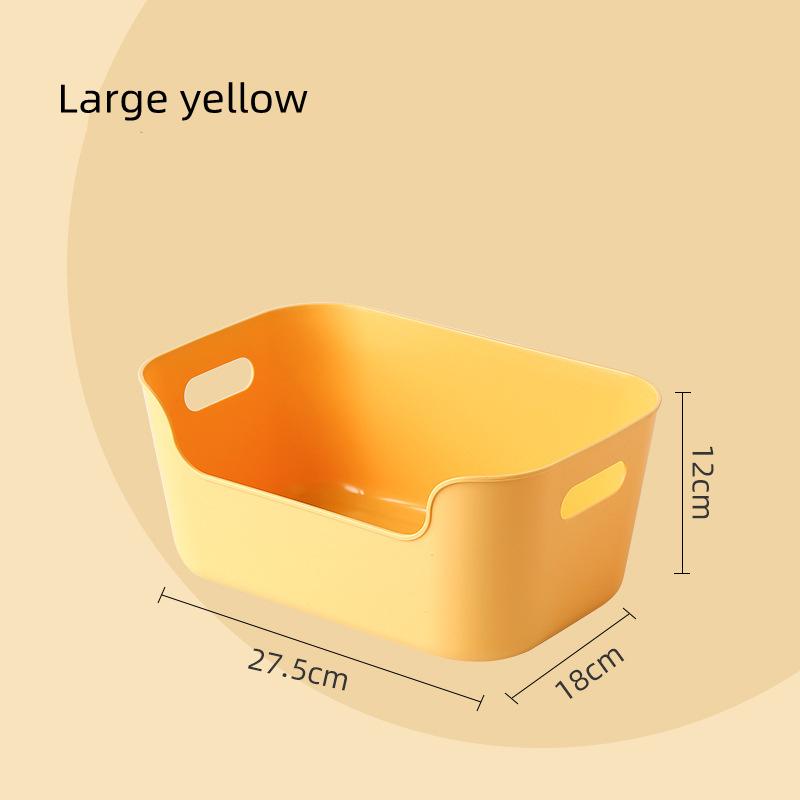 Desktop Storage Box Jewelry Lipstick Organizer Rectangle Plastic Food Container Glasses Makeup Case Toy Basket Home Supplies