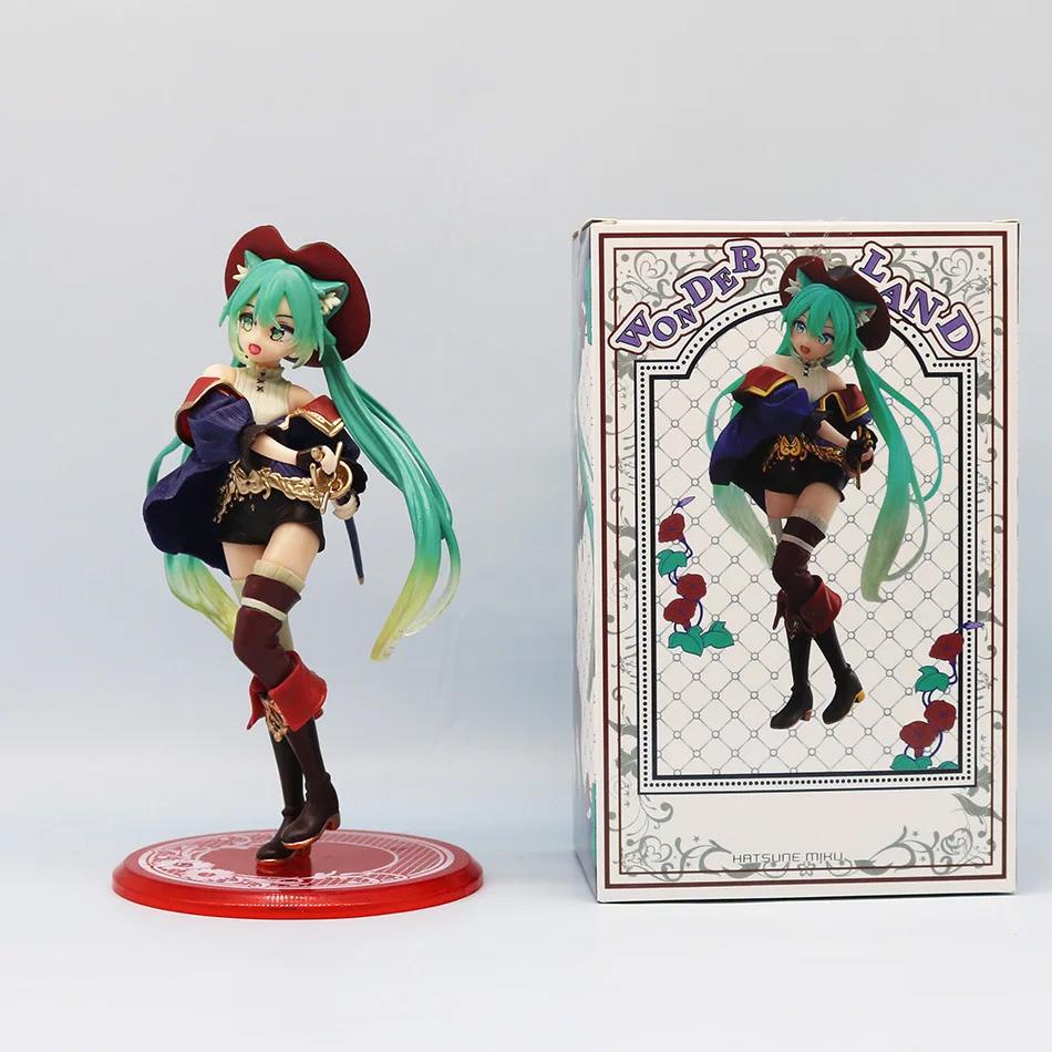 In Stock Hatsune Miku Collection, Princess Lolita Punk Pastoral Style Lollipop Exquisite Figure, Collectible Anime Ornament