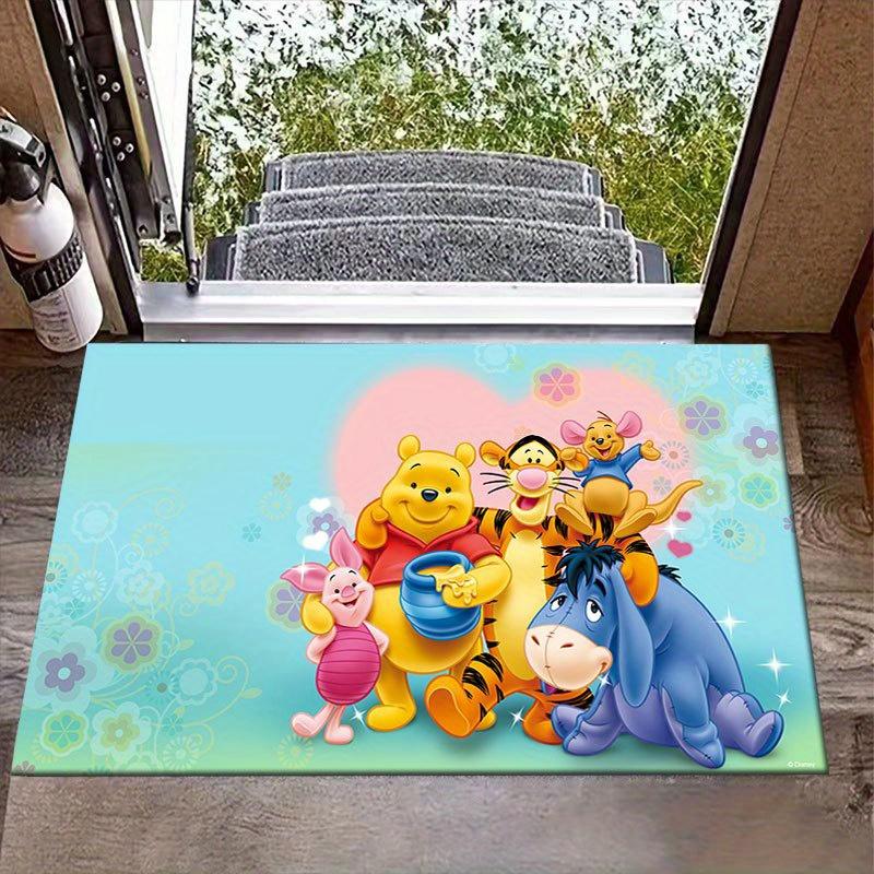 1pz Tappeto con Fantasia Winnie the Pooh Tappeto da Area Tappeto Antiscivolo Lavabile a Mano Tappetino per Pavimento Adatto per Soggiorno Camera da Letto Decorazioni per la Casa Decorazioni per la Stanza