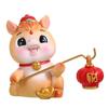 Artistic Resins Horse Miniature Statue Traditional Zodiacs Design Desktop Decoration Chinese New Year Holiday Gift