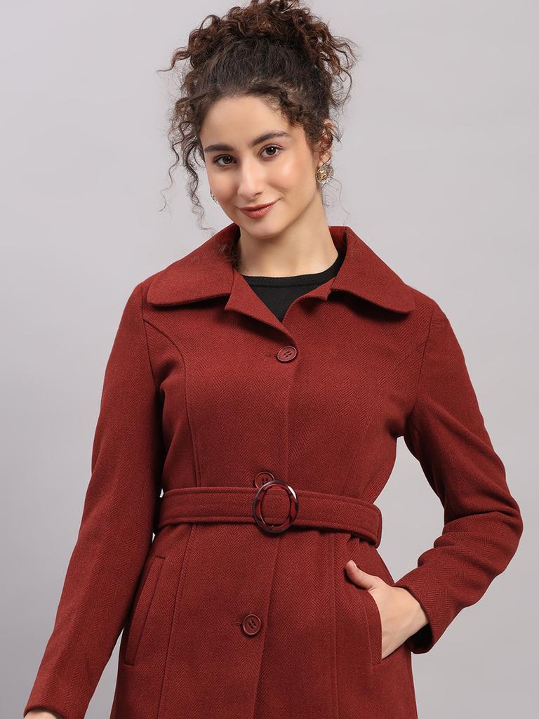 MONTE CARLO Women Collar Full Sleeve Coat