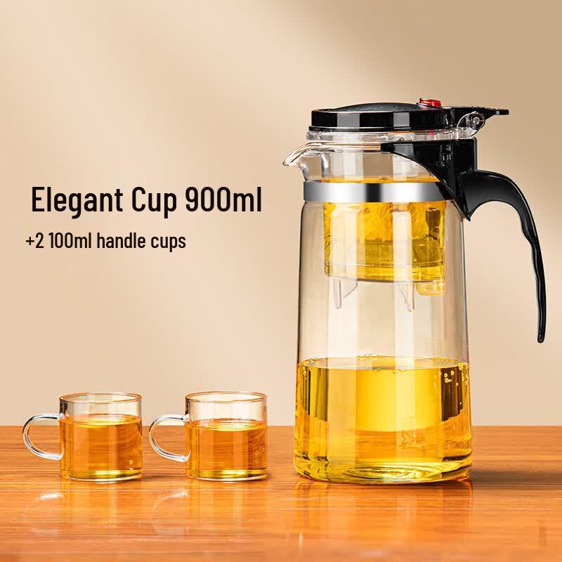 Youluo One-Key Filter Glass Tea Infuser Set