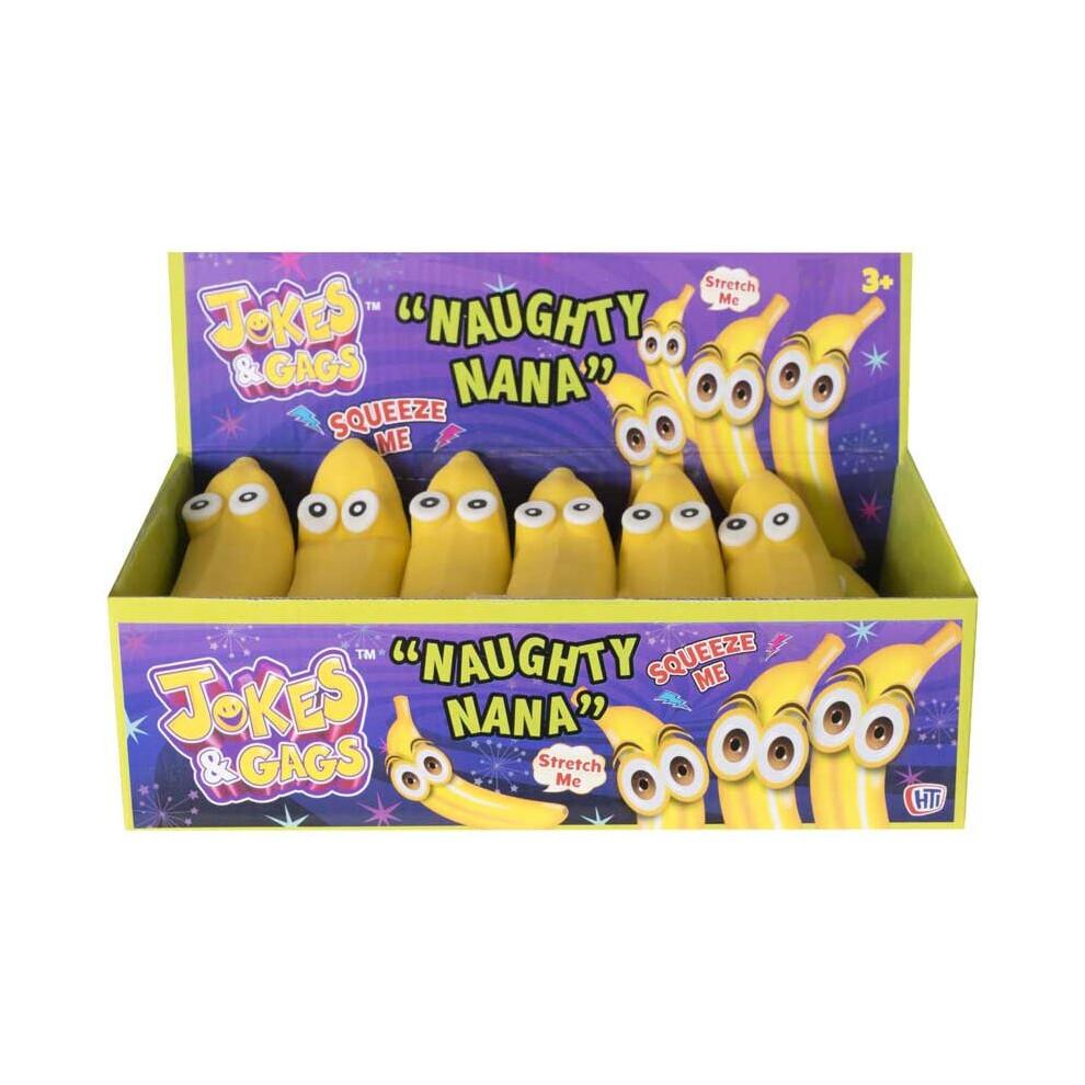Naughty Nana Banana Stress Relief Squeeze Toy