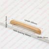 NAIERDI Solid Wood Cabinet Handles Modern Single Hole Wooden Pulls Octagon Round Knobs for Kitchen Cupboard Wardrobe Hardware