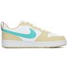 Nike Court Borough COURT BORO Slip Resistant Abrasion Resistant Low top Kids' Skateboarding Shoes Yellow White Sneakers HM3726-731