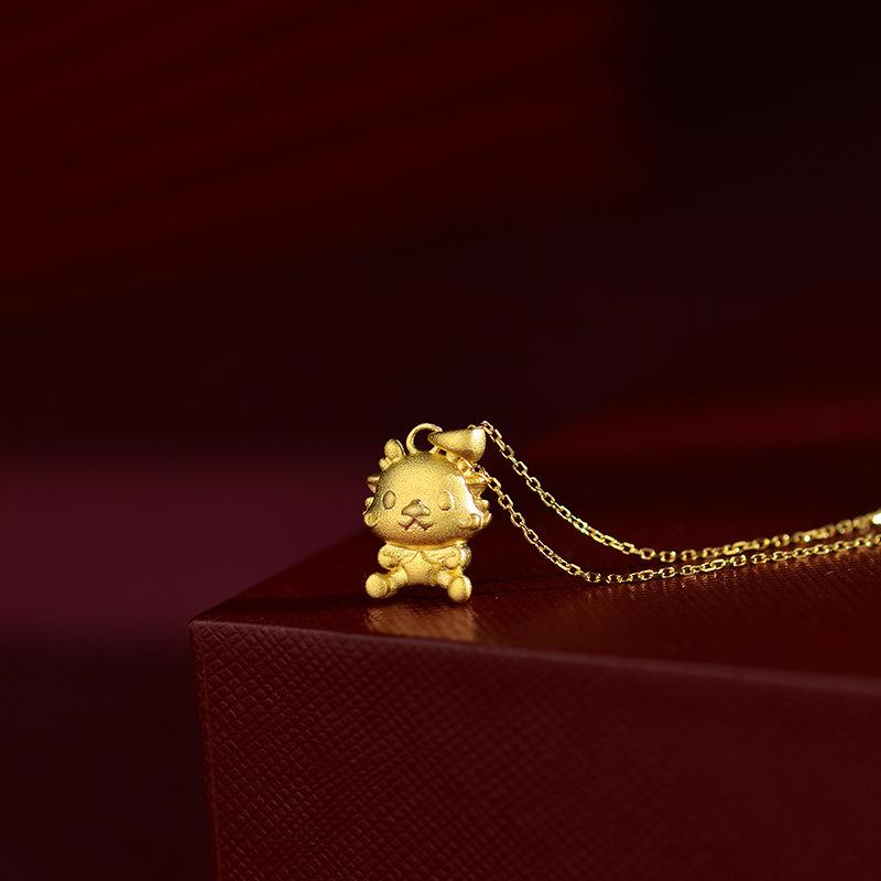 Original Lucky and Cute Dragon Pendant Necklace Cute and Cute Dragon Joy Necklace