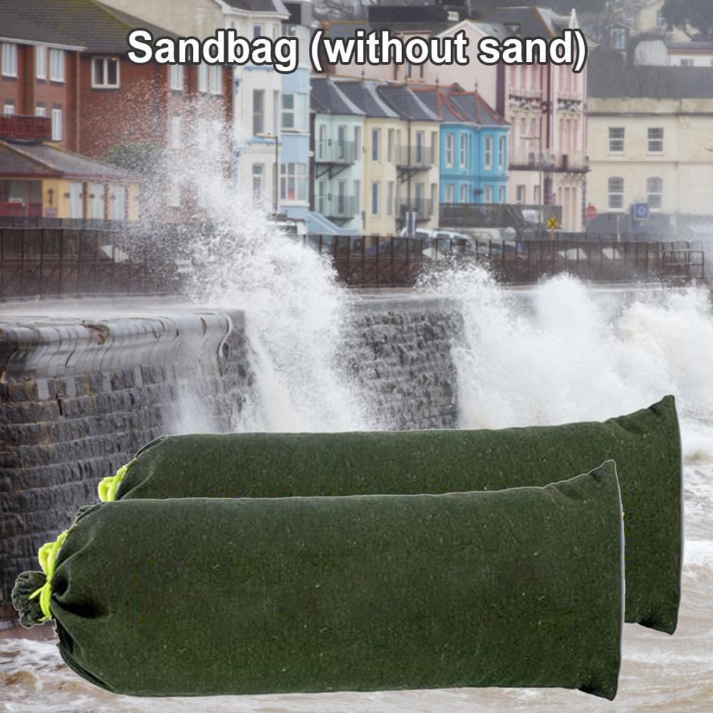 30x70cm Thickened Flood Sand Bags with Drawstring Ties Water Resistant Heavy Duty Sandbag for Flood Control Thickened Flood Sand