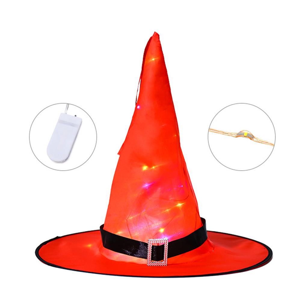 Halloween Light Decor Witch Hat For 