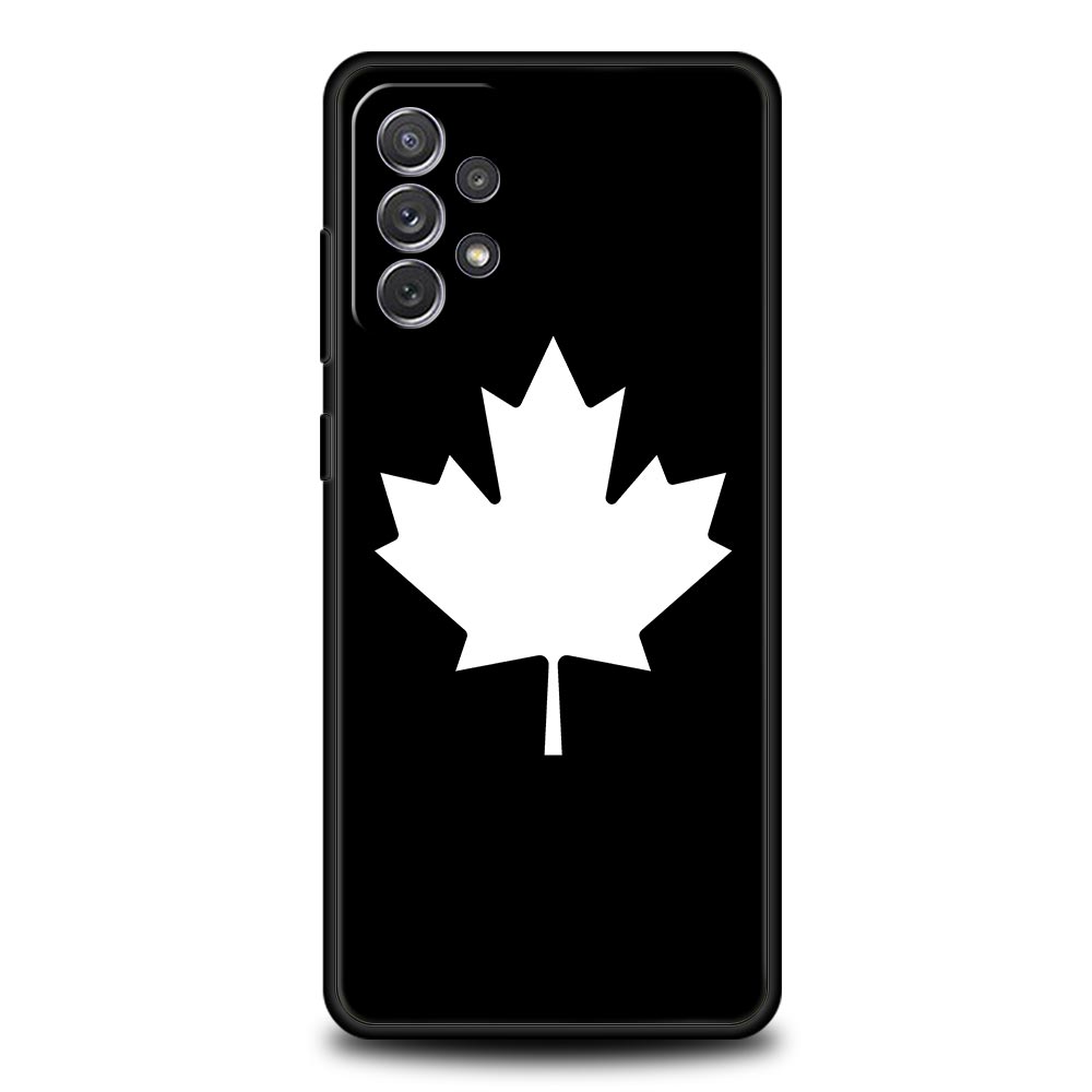 Maple Canada Flag Love Football Phone Case For Samsung A17 A07 A55 A35 A25 A15 A05 A33 A31 A23 A21s A13 A41 A73 A53 A51 A71Cover