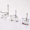Acrylic Easel Stand with Adjustable Metal Arms Display Rack for Displaying Crystal Mineral Agate Gemstones Collectibles