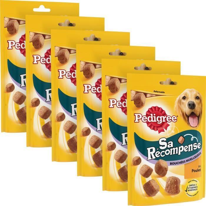 PEDIGREE Sa Récompense Bouchées Moelleuses Au Poulet - Pour Chien - 130 G (x6)