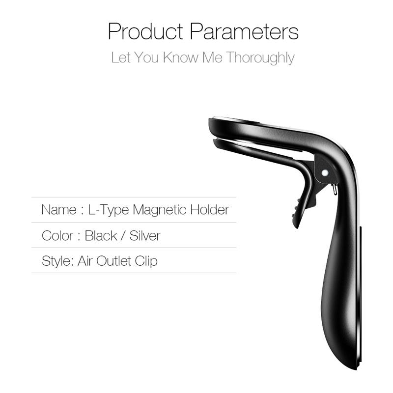 Mini-magnetischer Autotelefonhalter aus Metall für die Lüftungsöffnung, Ständer, GPS-Telefonhalter für alle Telefone