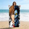 VIKAMA Death Note Beach Towel Quick-drying Small To Large Towel Suitable for Beach Yoga Gym Pool Camping Summer Gift for Friends