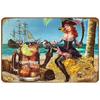 1dCaptain Pirate Metal Tin Sign Man Cave Bar Decor Retro Wall Art