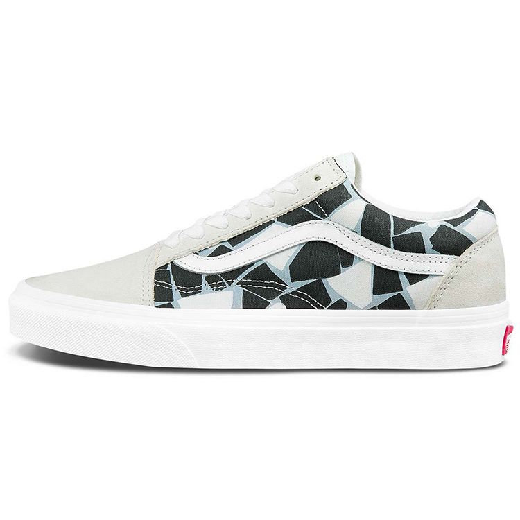 Vans Old Skool Casual Breathable Lightweight Low-Top Skate Shoes Unisex Sneakers White VN0A38G19M1