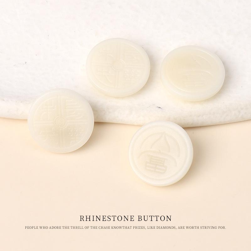 5pcs Dafu Changle Weiyang Fruit Button Chinese National Style Silk Cotton And Linen Shirt Cardigan Cheongsam Hanfu Decorative Button